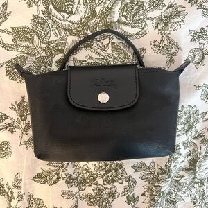 Mini Longchamp Black Clutch